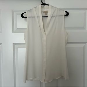 White Tank Top Blouse, Banana Republic